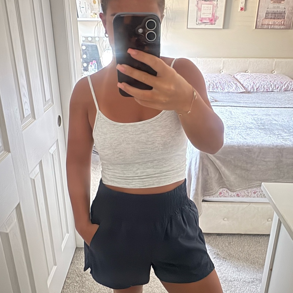 Navy Running shorts